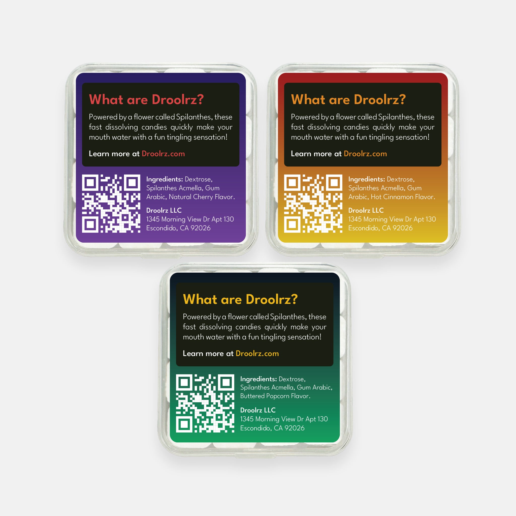 Droolrz Halloween Sampler - 3 Pack