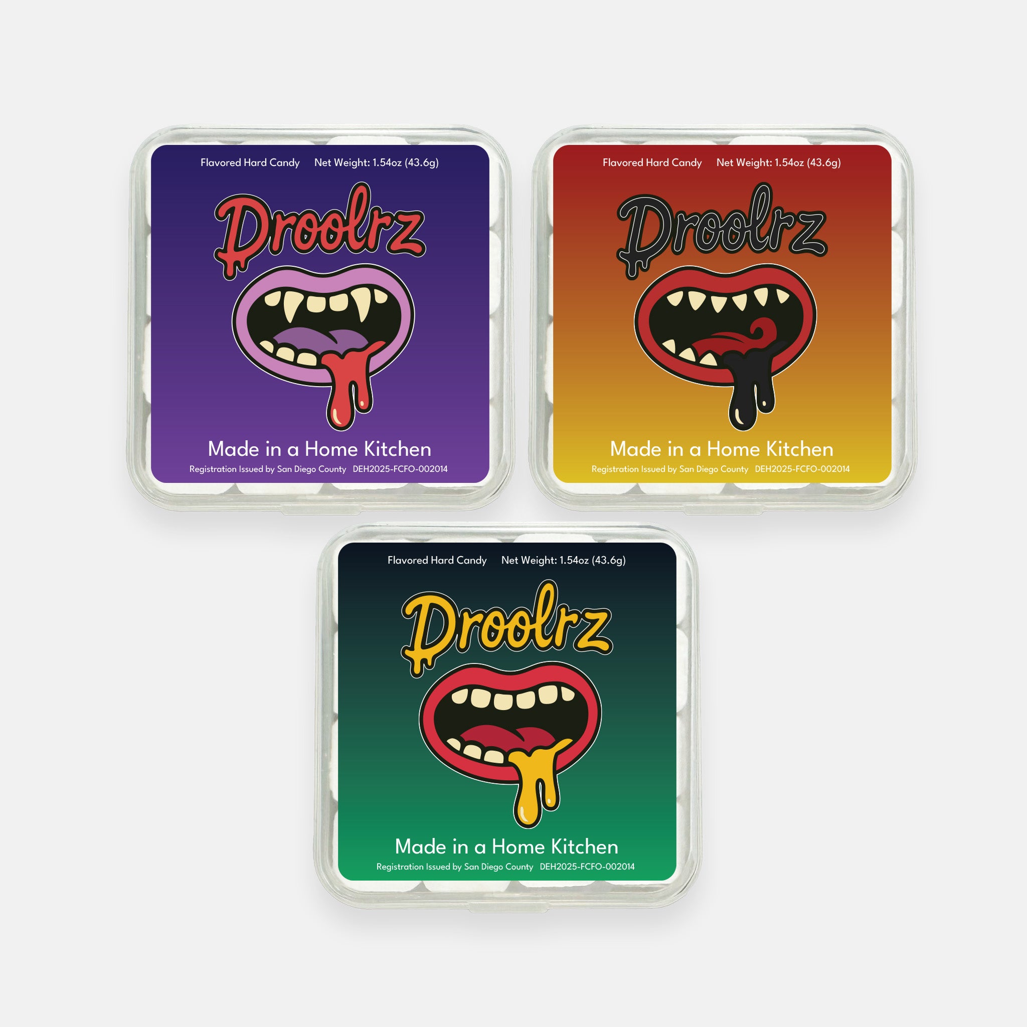 Droolrz Halloween Sampler - 3 Pack